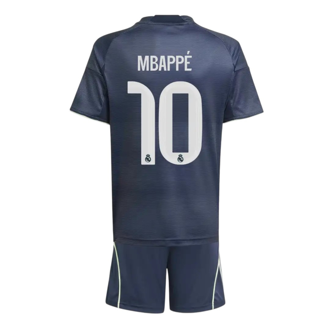 MBAPPÉ #10 Real Madrid 25/26 Kid's Away Mini-Kit
