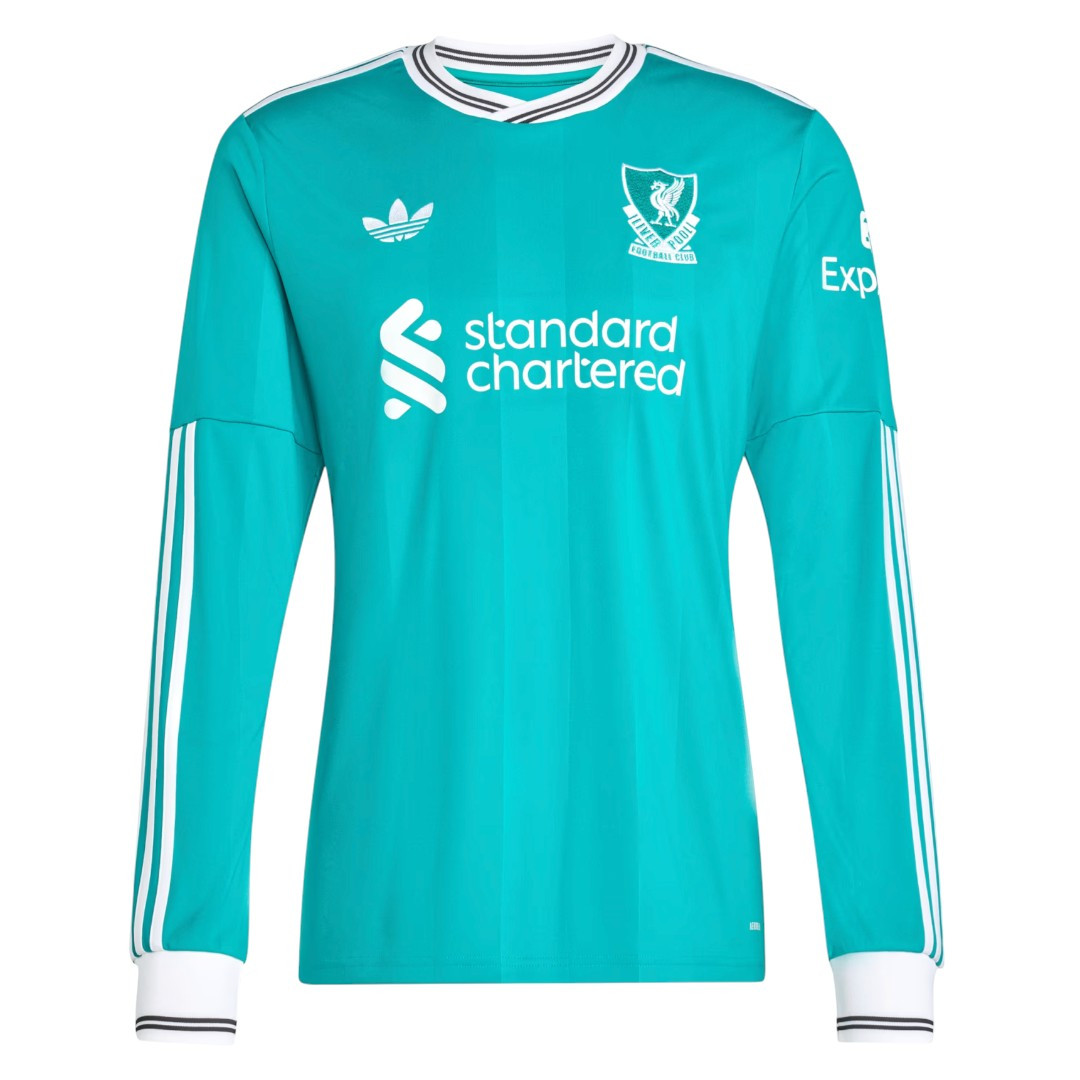 M.SALAH #11 Liverpool 25/26 Men's Third Long Sleeve Shirt - PL Font