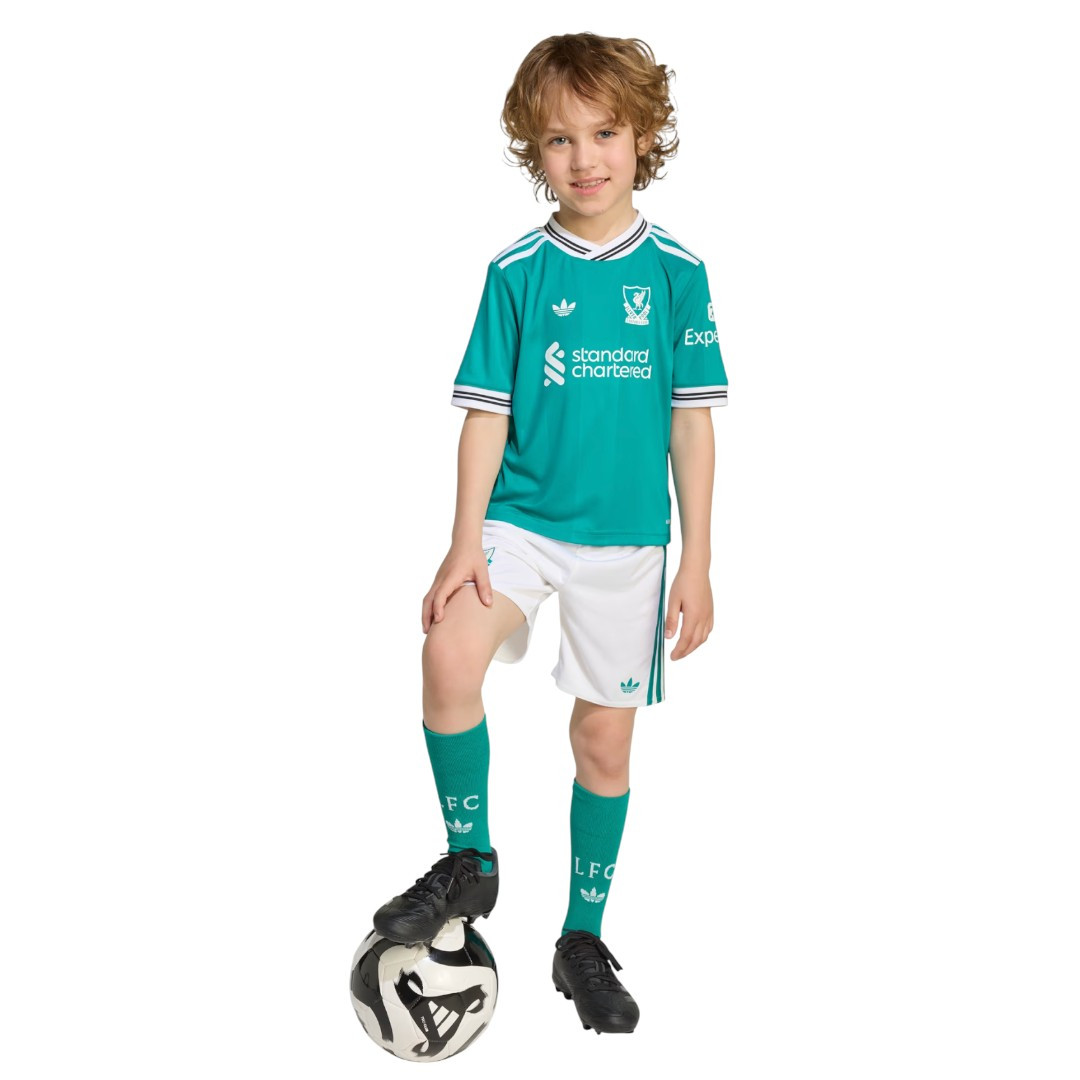 M.SALAH #11 Liverpool 25/26 Kid's Third Mini-Kit - PL Font