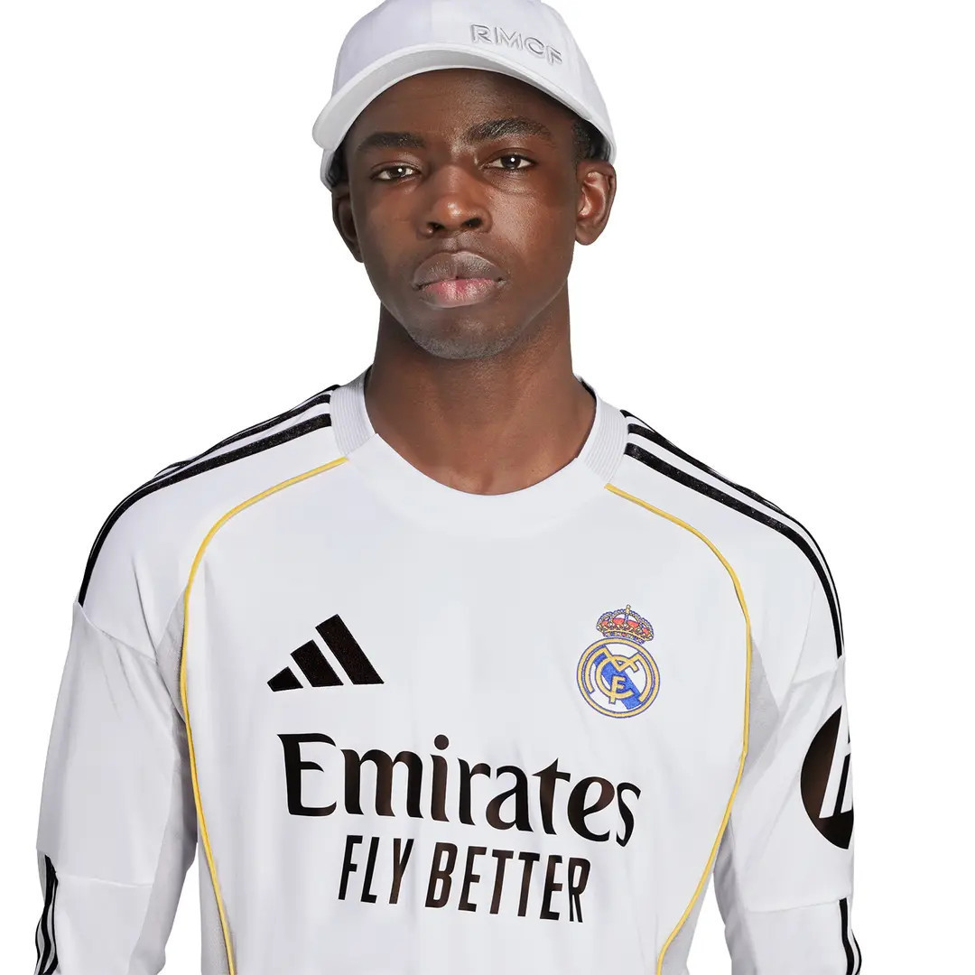 BELLINGHAM #5 Real Madrid 25/26 Men's Home Long Sleeve Shirt