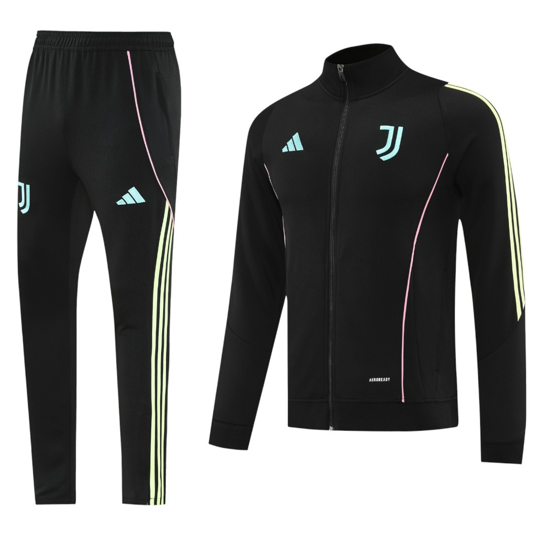Juventus 25/26 Men's Black Long Zip Jacket