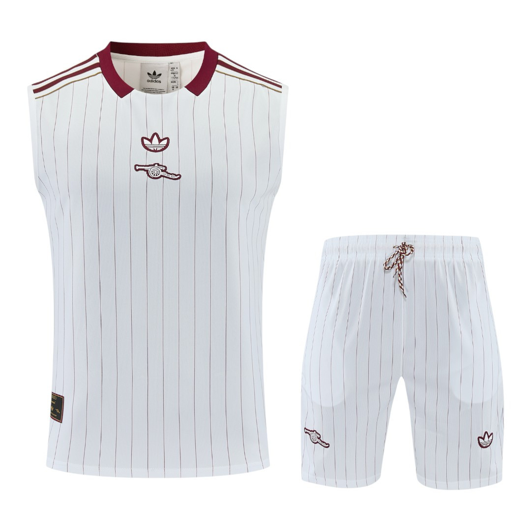 Arsenal 25/26 Men's White Icon Tank Top