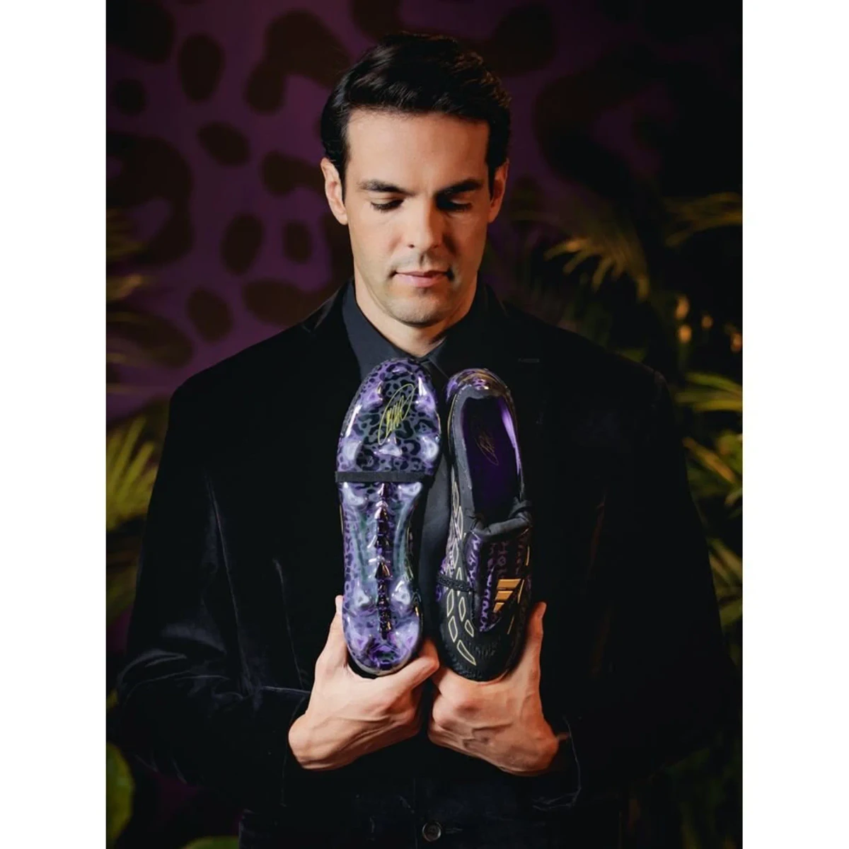 Predator Elite Kaká FG Fold-Over Tongue - Black/Purple/Gold