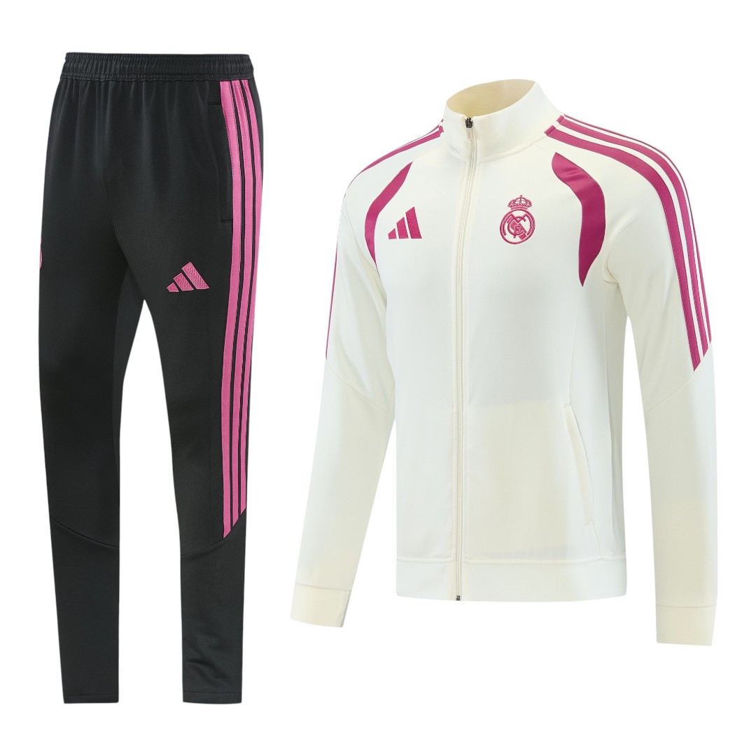 Real Madrid 26/27 Men's White-Pink Jacket