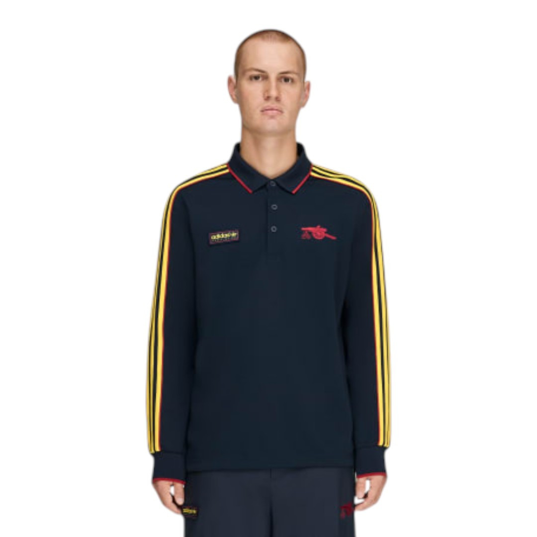 Arsenal x SPZL FC Men's Long Sleeve Polo Shirt
