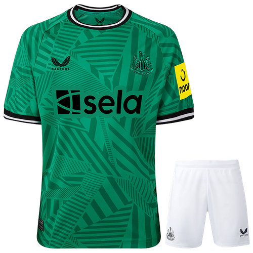 Newcastle United 23/24 Kid's Away Shirt and Shorts