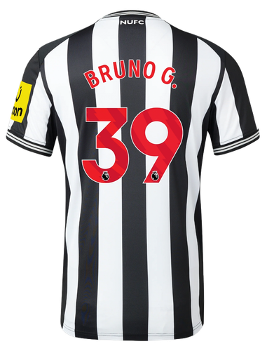 BRUNO G. #39 Newcastle United 23/24 Stadium Men's Home Shirt - PL Font