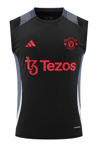 Manchester United 24/25 Men's Black Training Tank Top
