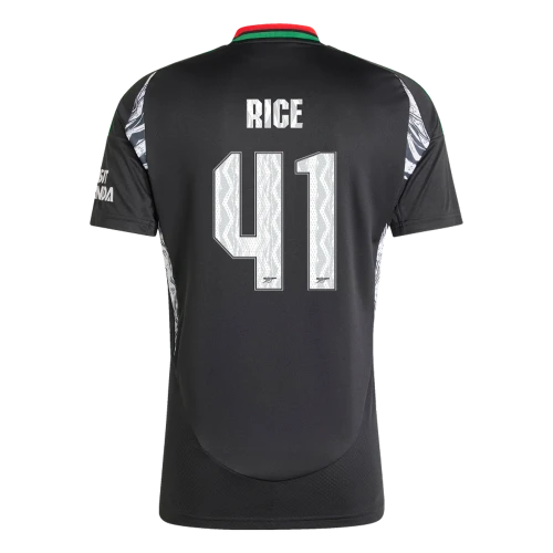 RICE #41 Arsenal 24/25 Stadium Men's Away Shirt - Arsenal Font