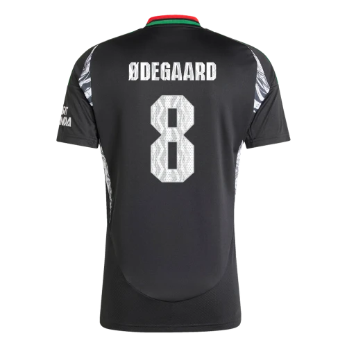 ØDEGAARD #8 Arsenal 24/25 Stadium Men's Away Shirt - Arsenal Font