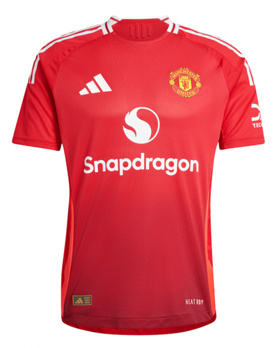 B.FERNANDES #8 Manchester United 24/25 Authentic Men's Home Shirt - Man United Font