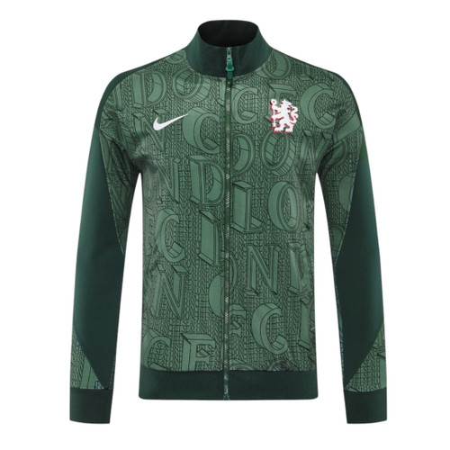 Chelsea 25/26 Men's Green Long Zip Jacket