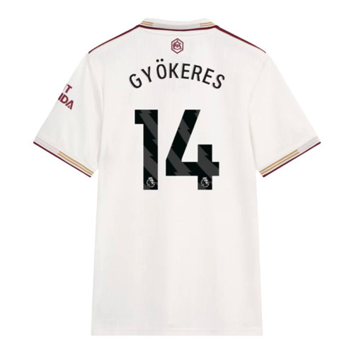 GYÖKERES #14 Arsenal 25/26 Authentic Men's Third Shirt - PL Font