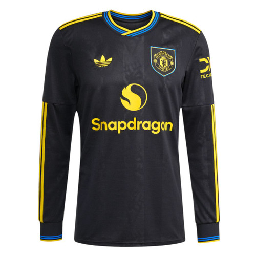 B.FERNANDES #8 Manchester United 25/26 Men's Third Long Sleeve Shirt - PL Font