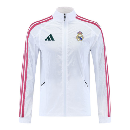 Real Madrid 26/27 Men's White Windbreaker