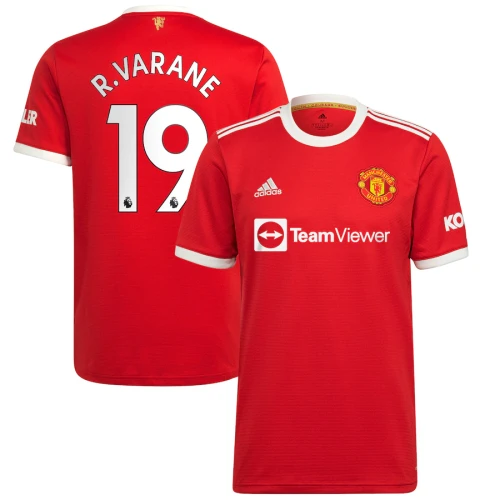 R.VARANE #19 Men's 21/22 Stadium Manchester United Home Shirt