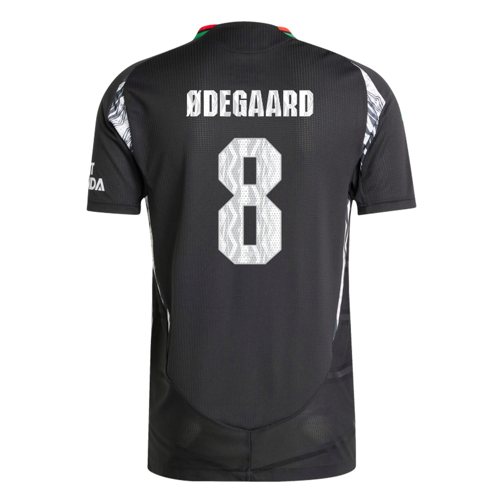 ØDEGAARD #8 Arsenal 24/25 Authentic Men's Away Shirt - Arsenal Font