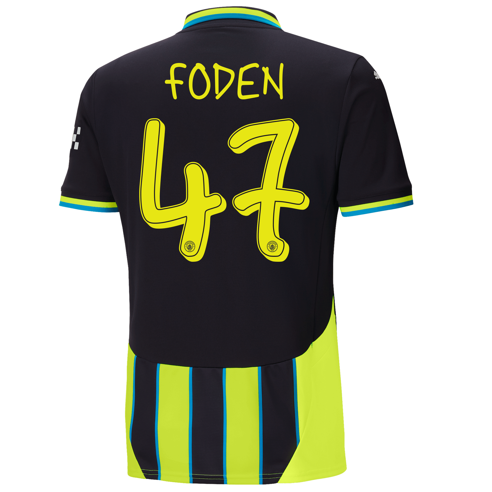 FODEN #47 Manchester City 24/25 Stadium Men's Away Shirt - Man City Font