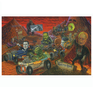 P'gosh "Monster Rama" Print P'gosh "Monster Rama" Print