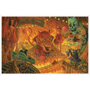 P'gosh "For the Devil's Amusement" Print P'gosh "For the Devil's Amusement" Print