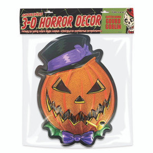 Glitter Bomb Goblin Gourd 3-D Wall Decor Glitter Bomb Goblin Gourd 3-D Wall Decor