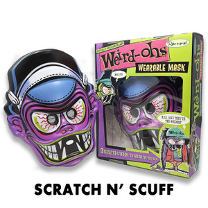 Scratch n' Scuff Weird-ohs Davey Wearable Mask - Burple Purple Scratch n' Scuff Weird-ohs Davey Wearable Mask - Burple Purple