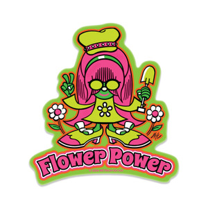 Flower Power Vinyl Sticker Flower Power Vinyl Sticker