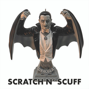 Scratch n' Scuff Bela Lugosi is Dracula Masterpiece Ornament - Silver Screen Scratch n' Scuff Bela Lugosi is Dracula Masterpiece Ornament - Silver Screen