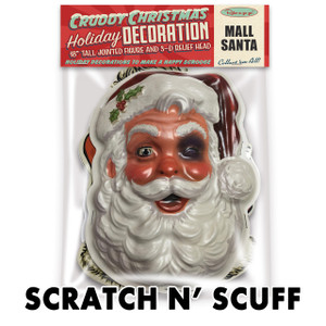 Scratch n' Scuff Mall Santa Cruddy Christmas Mini Monster Scratch n' Scuff Mall Santa Cruddy Christmas Mini Monster