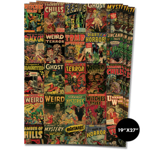 Classic Horror Comics Gift Wrap Sheets Classic Horror Comics Gift Wrap Sheets