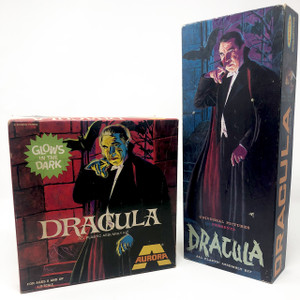 Aurora Original 1972 Dracula Model Kit + 1962 Empty Box Aurora Original 1972 Dracula Model Kit + 1962 Empty Box