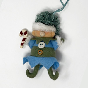 Christmas Misfits Sniffles the Elf Plush Ornament Sample Christmas Misfits Sniffles the Elf Plush Ornament Sample