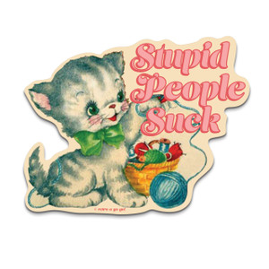 Stupid People Suck Vinyl Sticker Stupid People Suck Vinyl Sticker