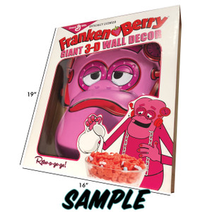 General Mills Frankenberry 3-D Wall Decor - Sample General Mills Frankenberry 3-D Wall Decor - Sample