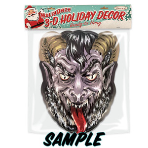 Moonlight Krampus 3-D Wall Decor - Sample Moonlight Krampus 3-D Wall Decor - Sample