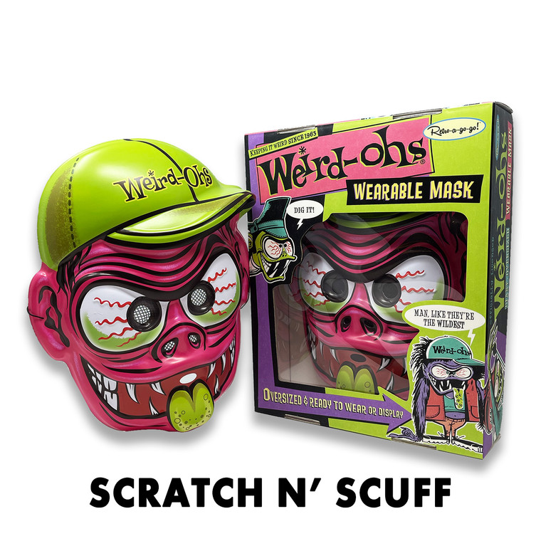 Scratch n' Scuff Weird-ohs Wade Wearable Mask- Ragin' Red