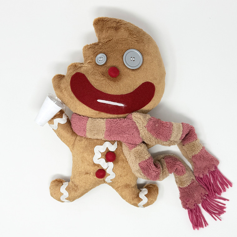 Christmas Misfits Crumbsby the Gingerbread Stuffed Plush Sample Christmas Misfits Crumbsby the Gingerbread Stuffed Plush Sample