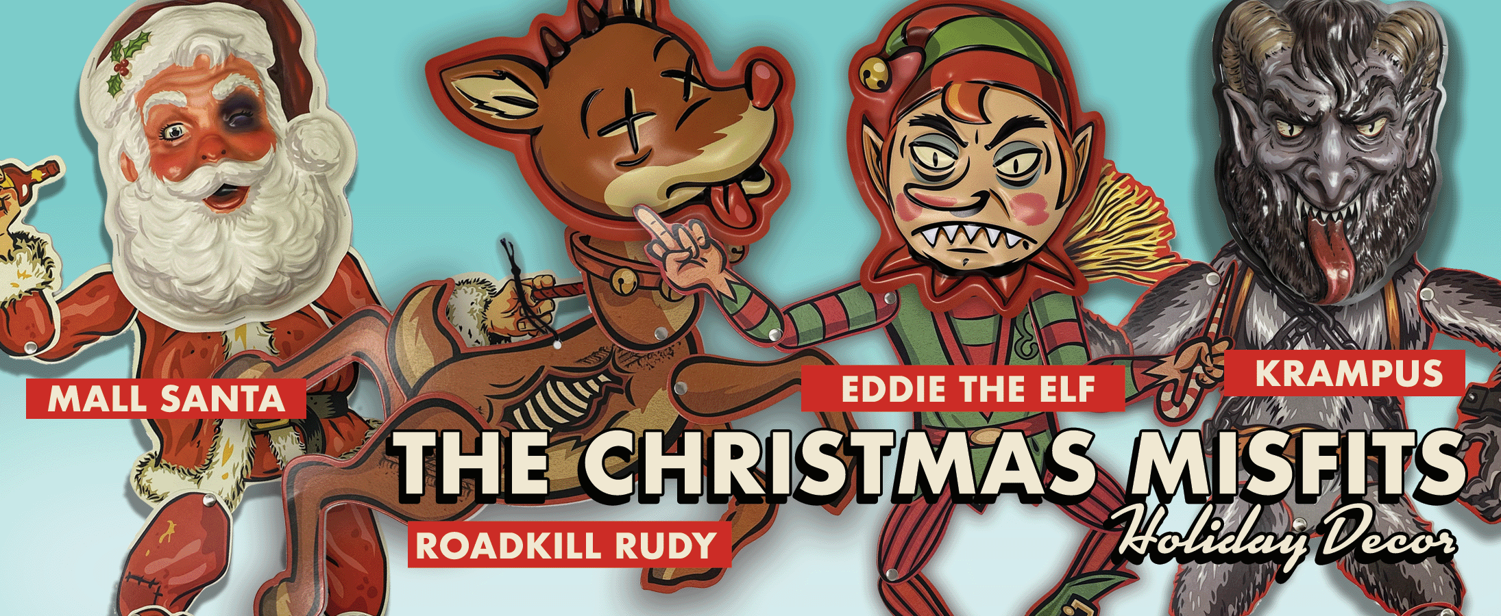 Christmas Misfits Mini Monsters