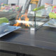 Details of 6 Seats Rectangular Patio Firepit Table