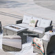  Details of 5-Piece Outdoor Patio Fire Pit Set in Gray