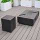 Direct Wicker New Outdoor Cement Fire Pit Table