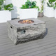 Direct Wicker New Patio Fire Pit Table,Propane Fire Pit Table, Terrafab Material Gas Fire Pit Table| Model PAG-2170