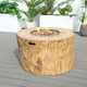 Direct Wicker Round Fire Pit Table , Terrafab Material Outdoor Fire Pit Table,Gas Fire Pit Dining Table| Model PAG-2180