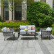 Direct Wicker Aluminum Rattan Sofa