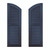 Classic Collection Arch Top Louvered Shutters