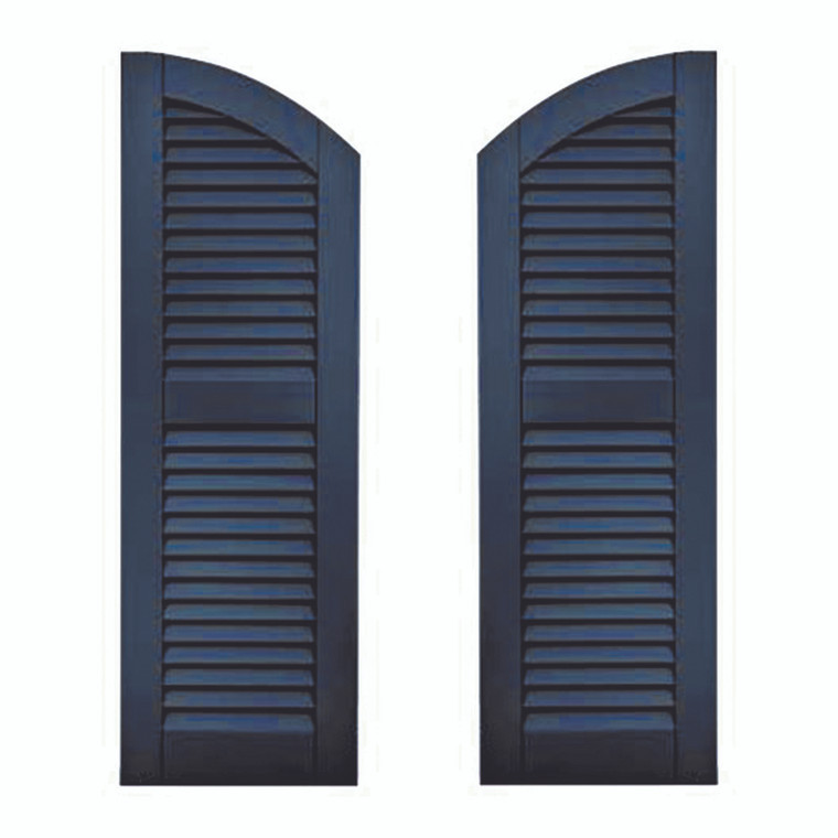 Classic Collection Arch Top Louvered Shutters