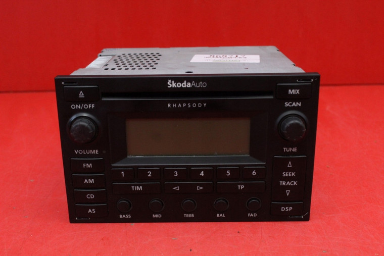 RADIO CD RDS 1U0035195C SKODA SUPERB 1 I 06-08
