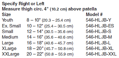 RCAI Hinged Lateral "J" Brace