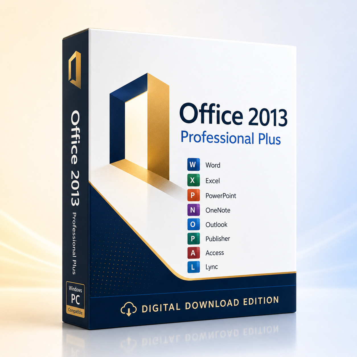 Genuine MS Office 2013 Professional Plus (for windows pc only)