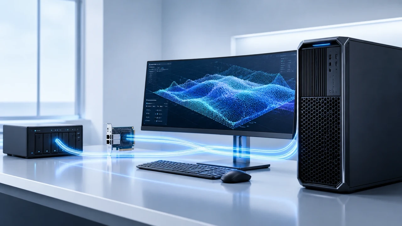 Engineering workstation used for rendering, analysis and professional production workloads